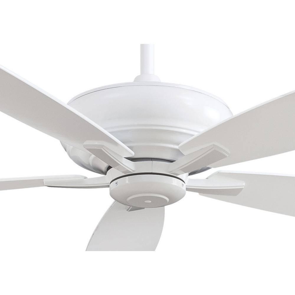 60" Minka Aire Modern Large Indoor Ceiling Fan with Remote Control White for Living Room Kitchen Bedroom Family Dining Home Office