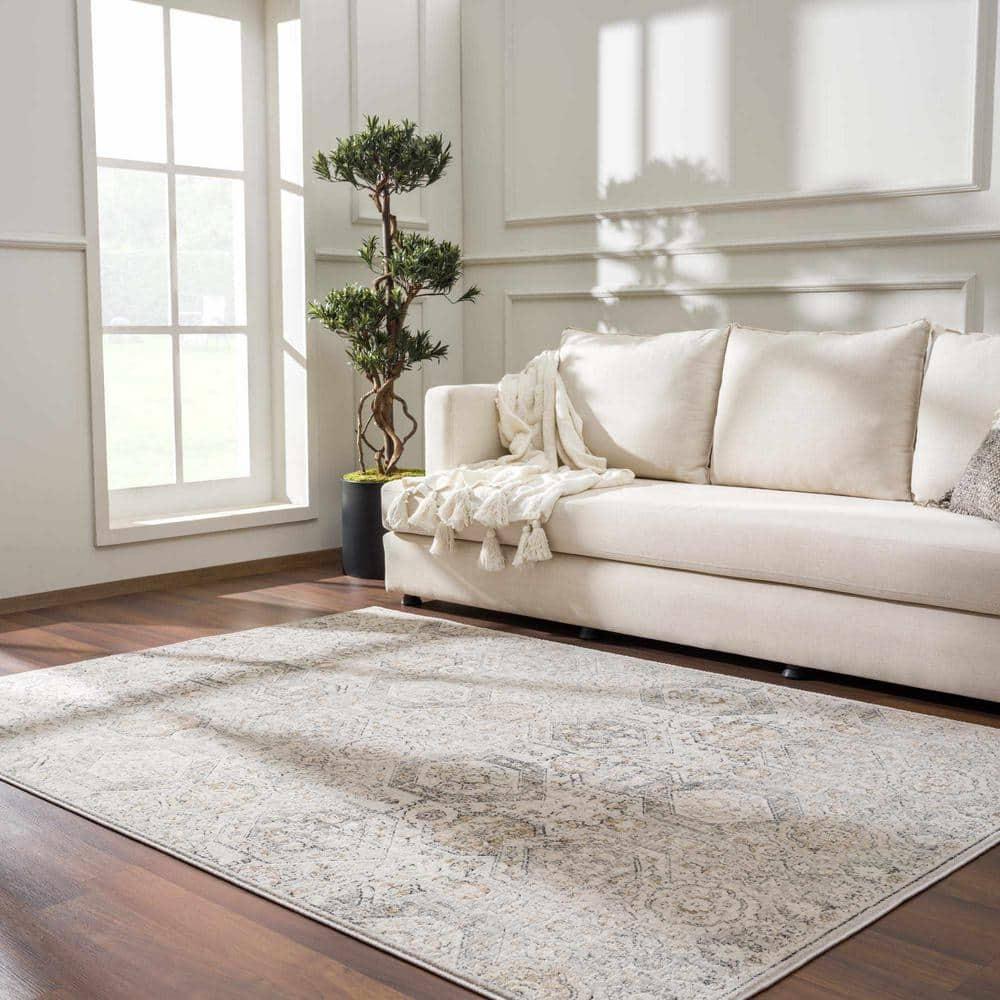 Hauteloom Rectangle Area Rug   Charcoal