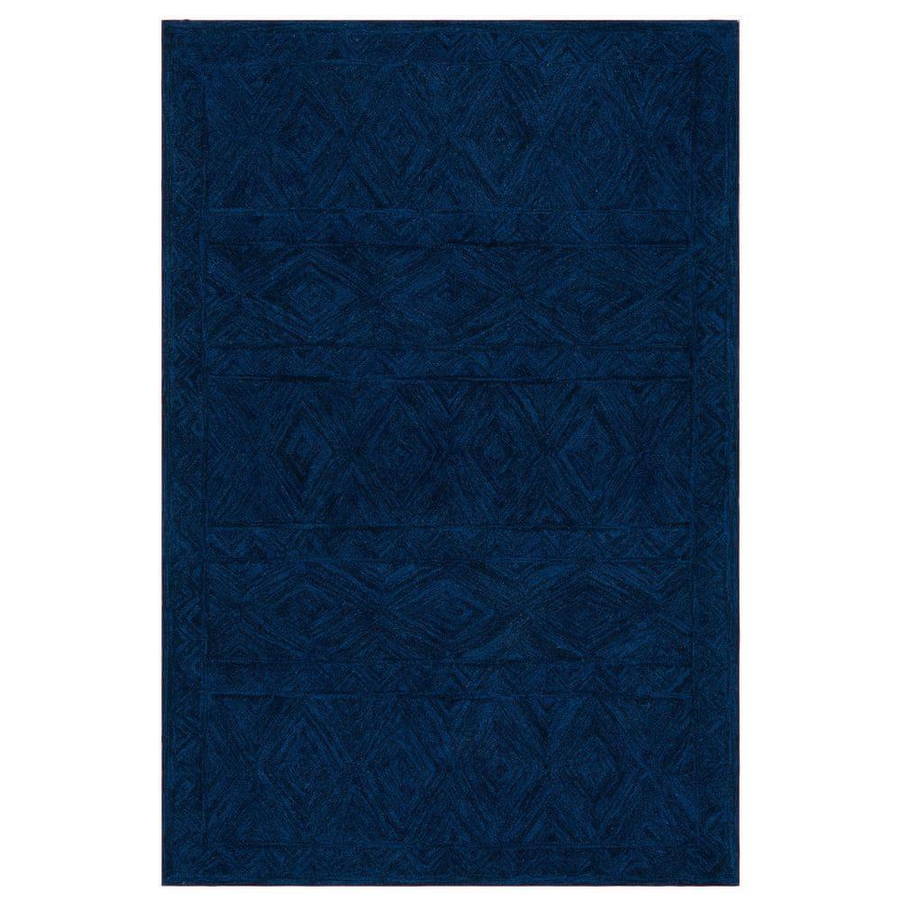Metro MET125 Hand Tufted Area Rug - Blue - 3'x5' - Safavieh.