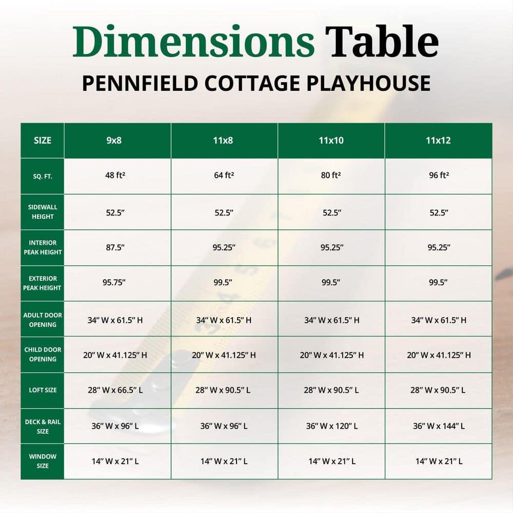 Little Cottage Co. Pennfield Outdoor Wood Playhouse