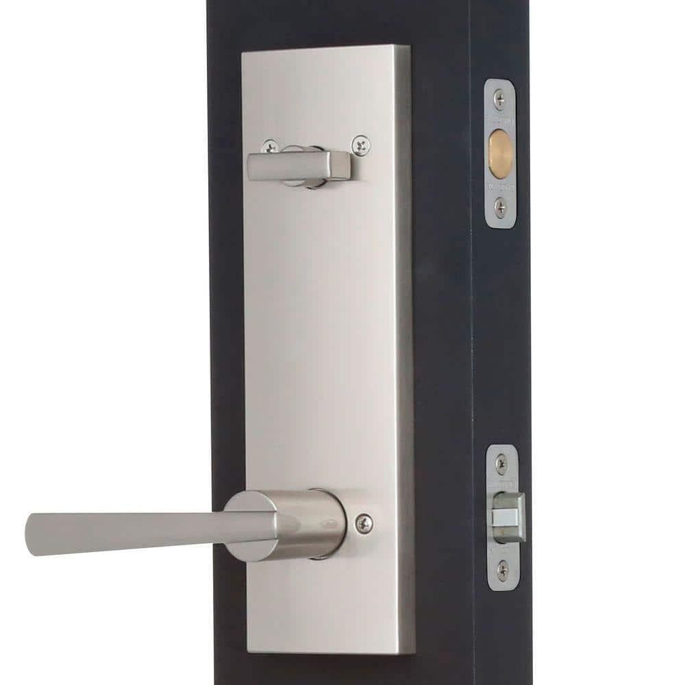 183SPExSPL SQR 15 SMT RCAL RCS CP Spyglass Entrance with Spyglass - Satin Nickel