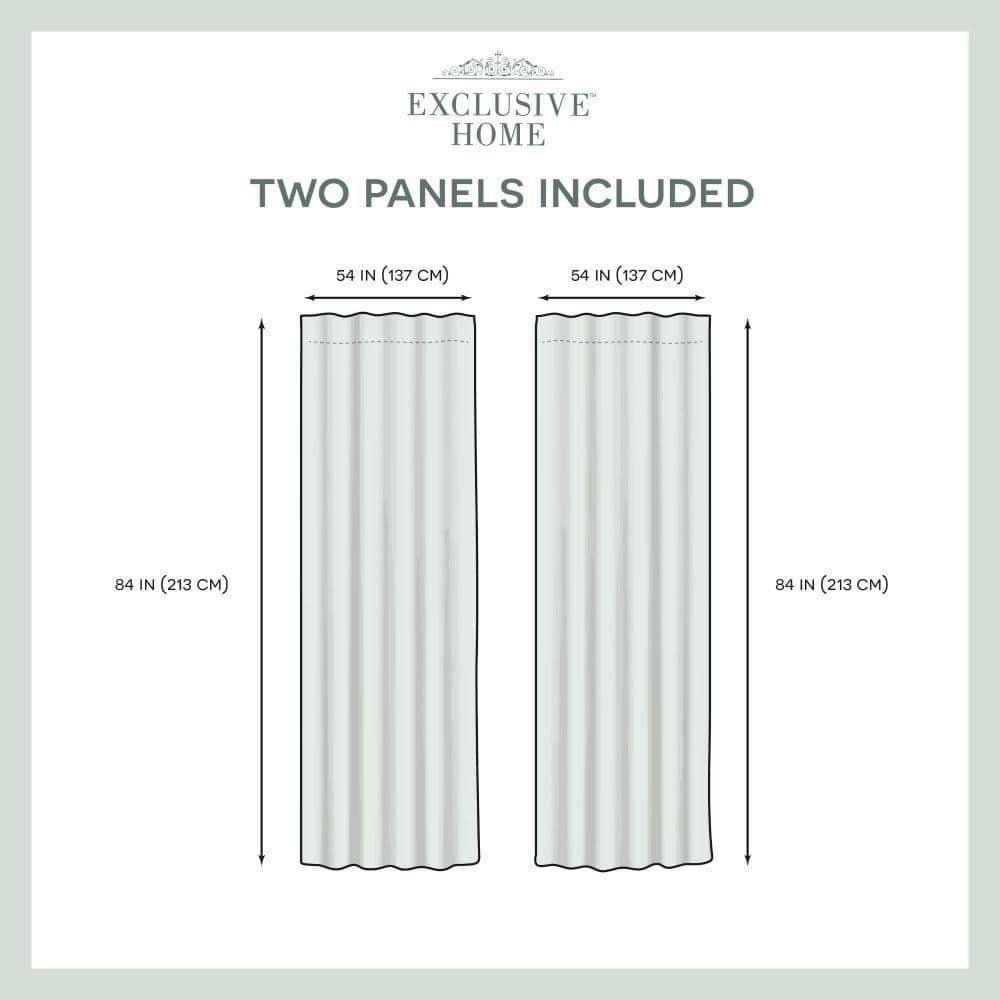 Nicole Miller Nicole Miller Hexa Geometric Print Hidden Tab/Rod Pocket Top Light Filtering Curtain Panel Pair (Set of 2)
