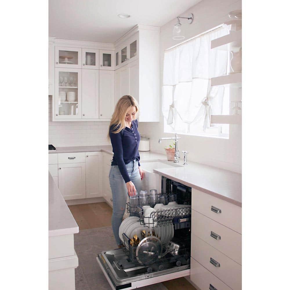 ZLINE 24 in. Tallac Series Tall Tub Dishwasher in Custom Panel Ready W/ Stainless Steel Tub, 51dBa