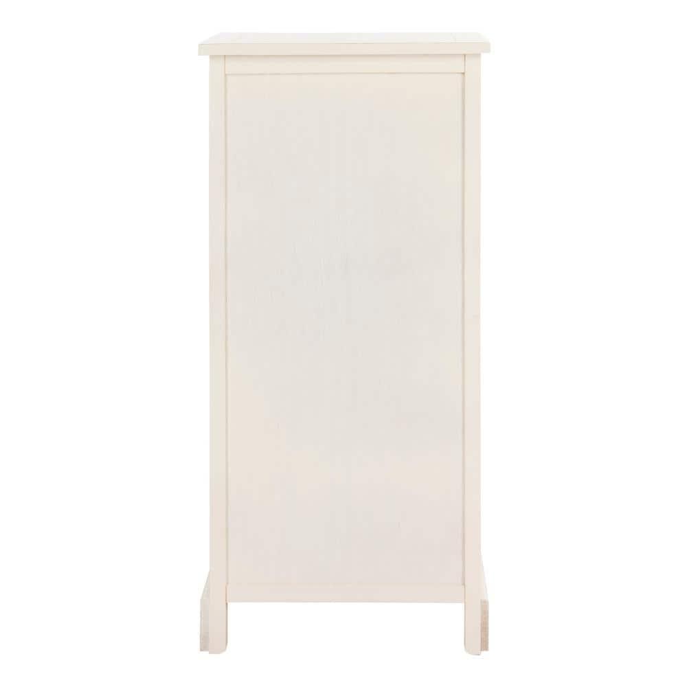 Raven Storage Unit - AMH5703 - Distressed Cream - Safavieh Couture