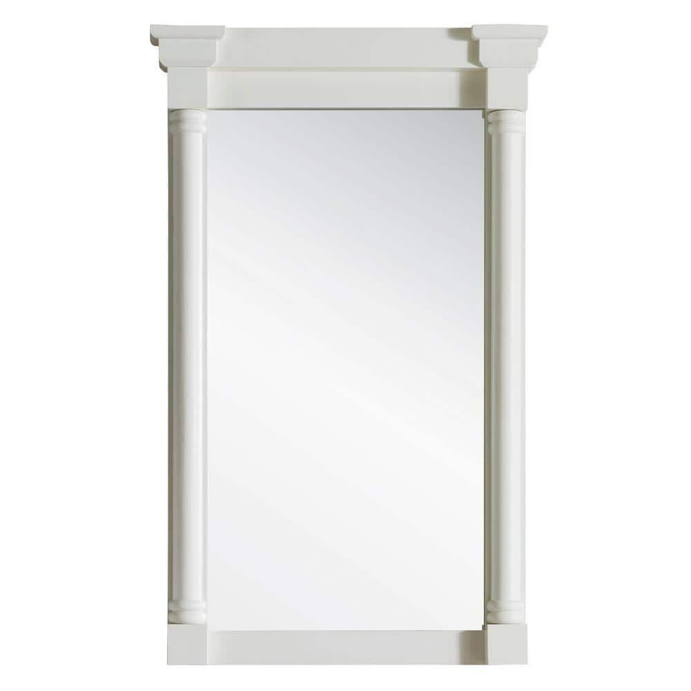 James Martin Vanities Savannah/Providence 27" Mirror, Bright White