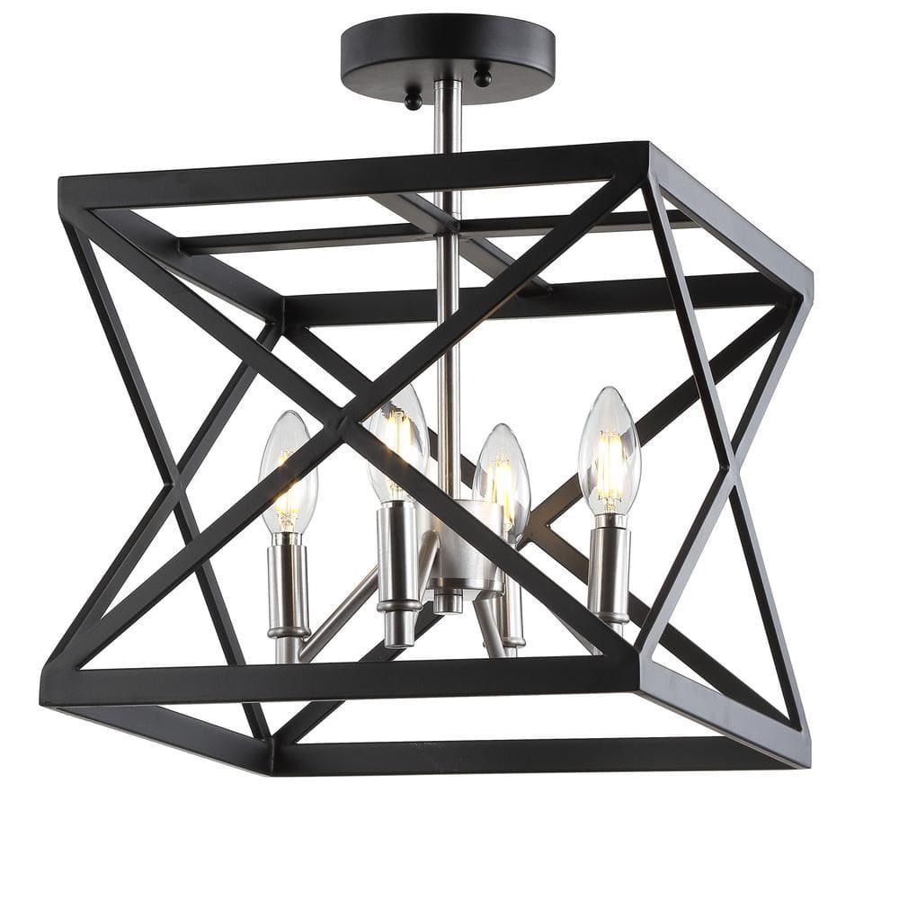 Matias Flush Mount - FLU4029 - Black - Safavieh
