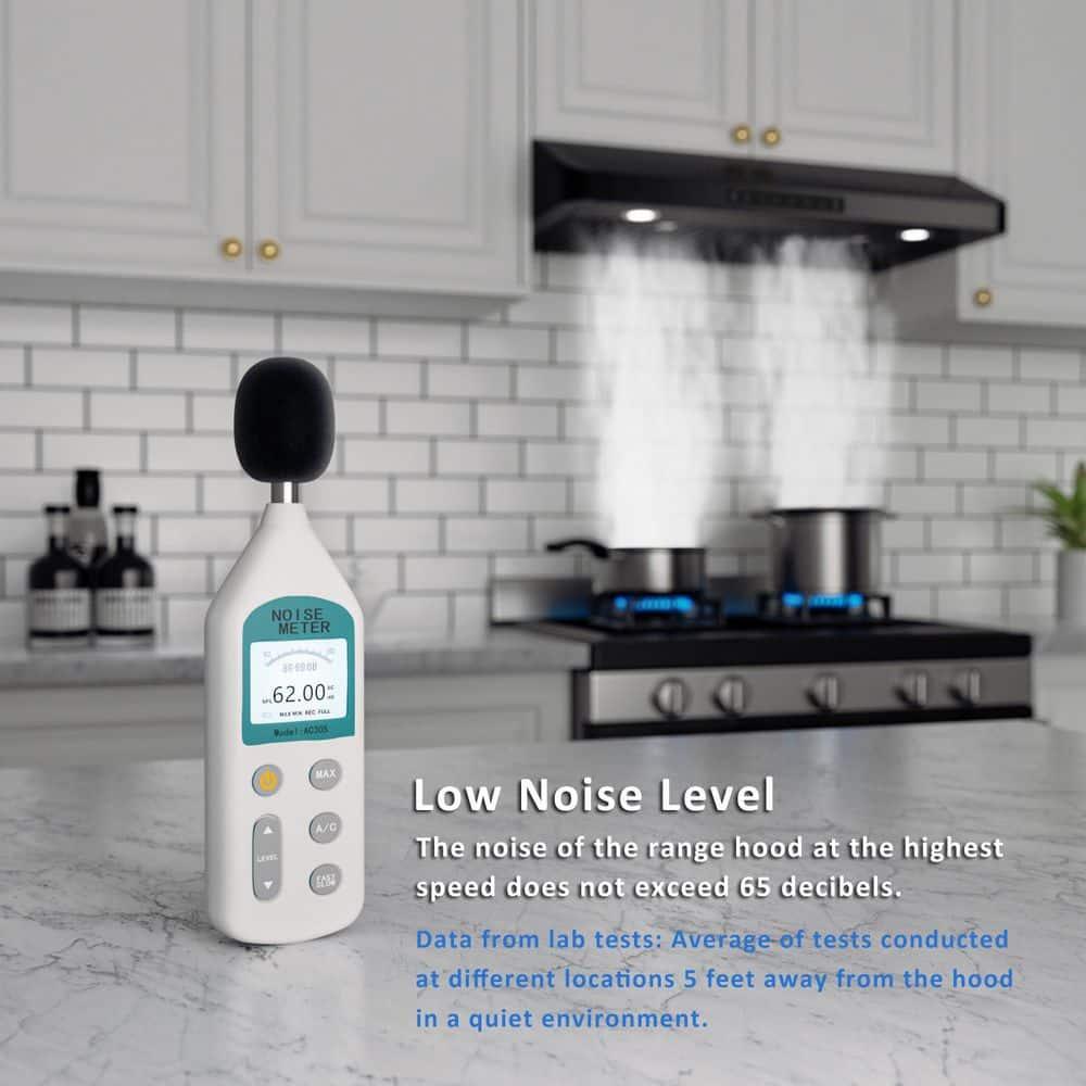 IKITCHEN VIKIO 30" 900 CFM Ducted Under Cabinet Range Hood With Intelligent Control C01-30-BSS