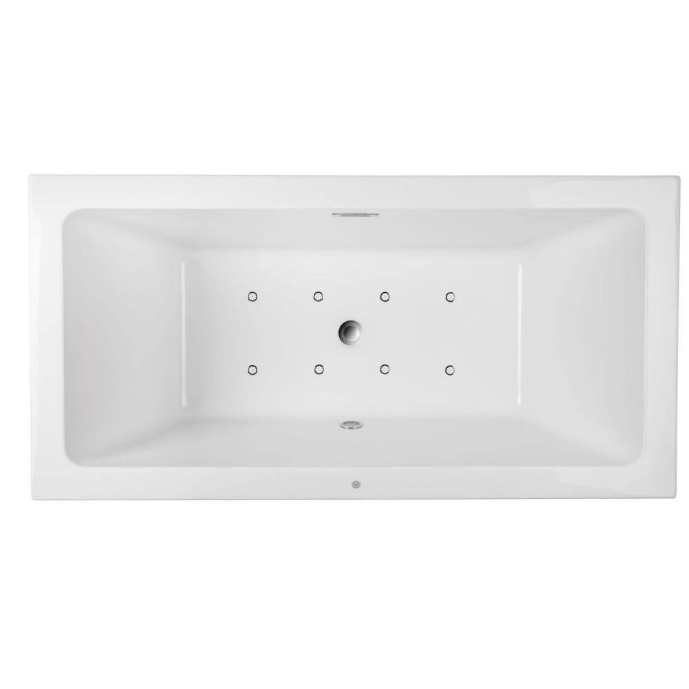 Orion 59'' x 30'' Freestanding Soaking Acrylic Bathtub