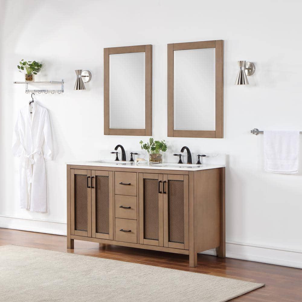 Ivy Wood Flat Wall Mirror