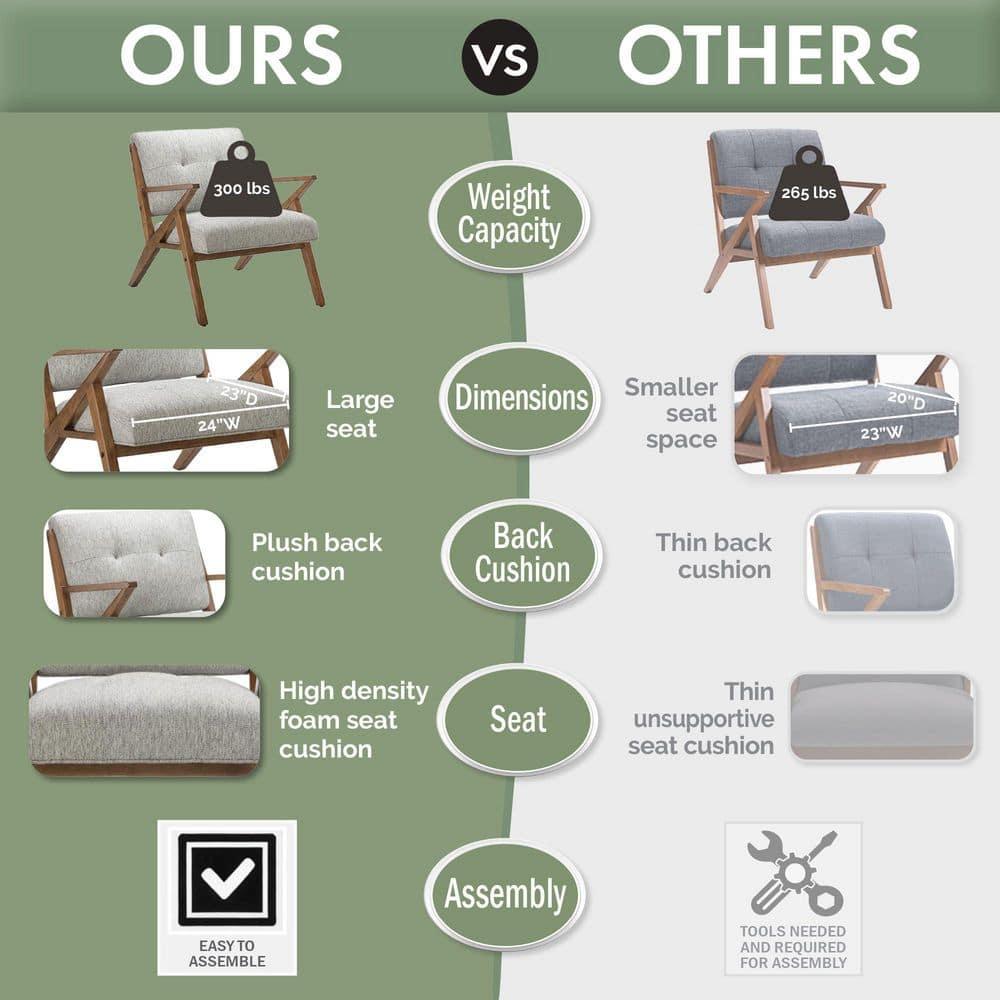 Desi Retro Button Tufted Armchair