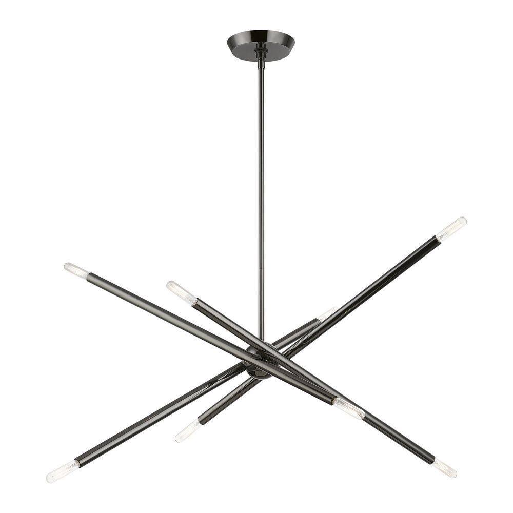Livex Lighting Soho 8 - Light Chandelier in  Black Chrome