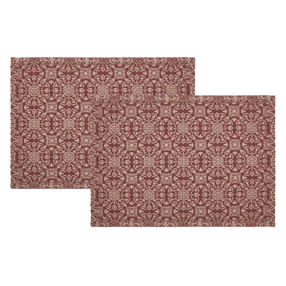 VHC Brands Custom House Geometric Rectangle Placemat (Set of 2)