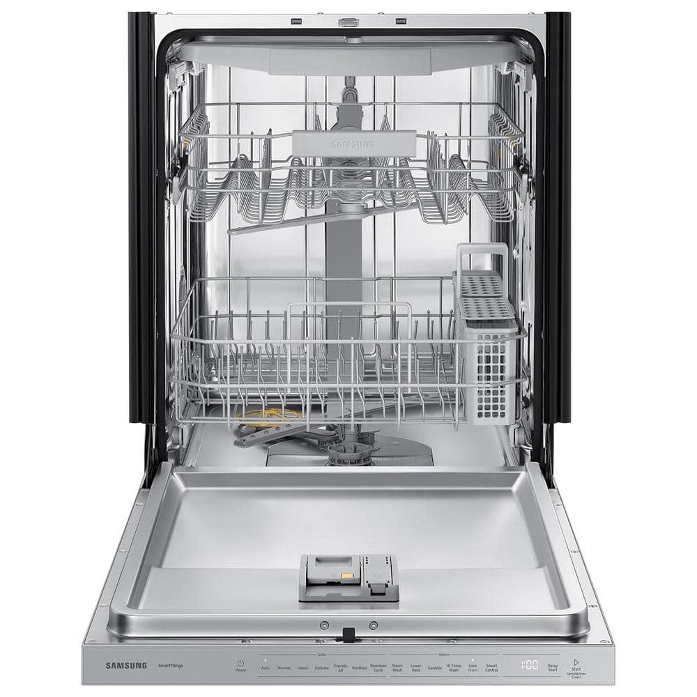 Samsung 24" 46 dBA ENERGY STAR Certified Smart Built-in Top Control Dishwasher with Adjustable Rack