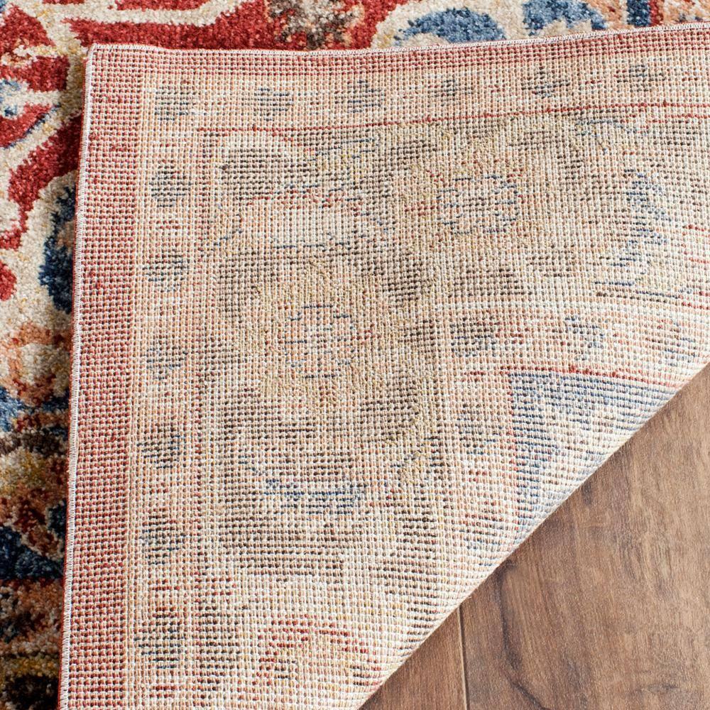 Bijar BIJ605 Power Loomed Indoor Runner Rug - Red/Royal - 2'3"x6' - Safavieh