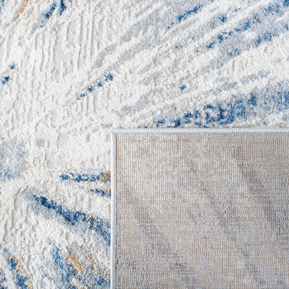 Amelia ALA449 Power Loomed Indoor Area Rug - Grey/Blue - 4'5"x6'5" - Safavieh