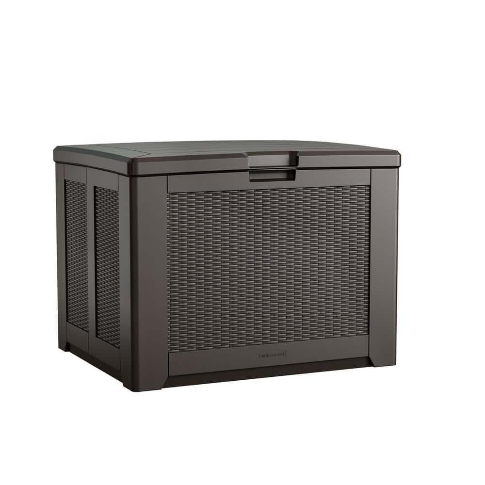 Rubbermaid Rubbermaid Deck Box, Medium, 74 Gallon, Brown