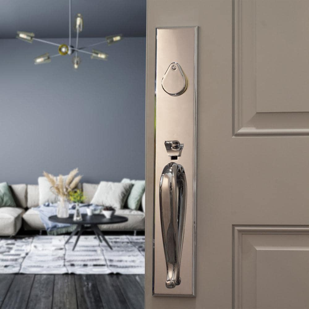 Bravura Hardware Handleset with Deadbolt and Door Rosette