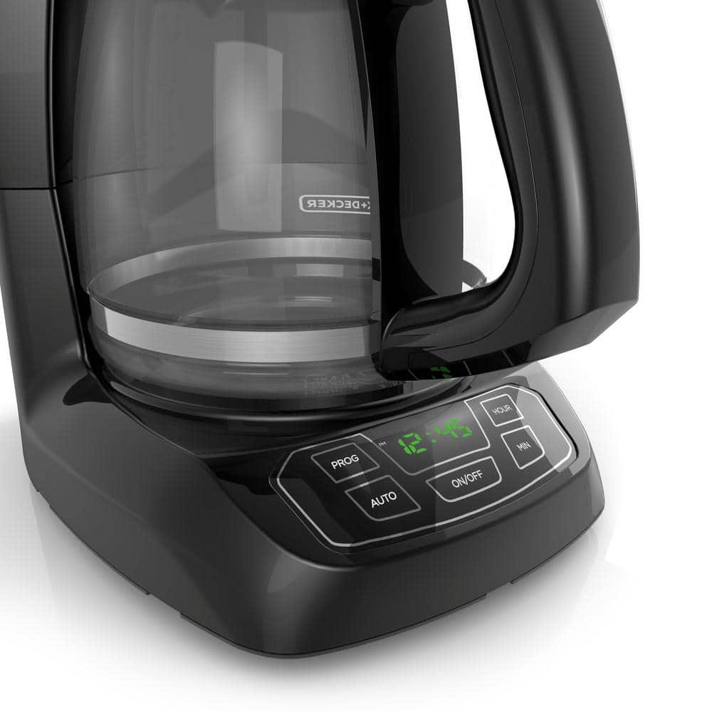BLACK+DECKER 12 Cup Programmable Coffee Maker - Black CM1100B