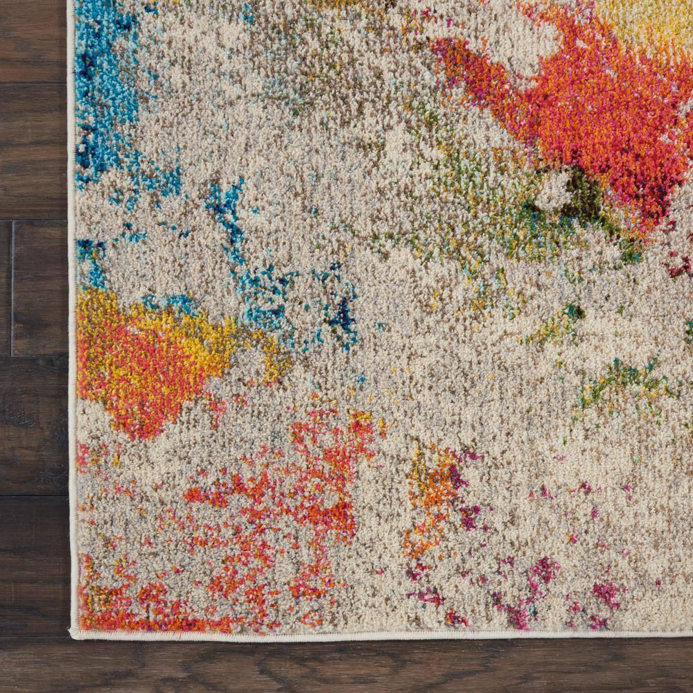 Nourison Celestial 9'X12' (9' x 12') Ivory/Multicolor Indoor Area Rug Colorful Contemporary Abstract by Nourison