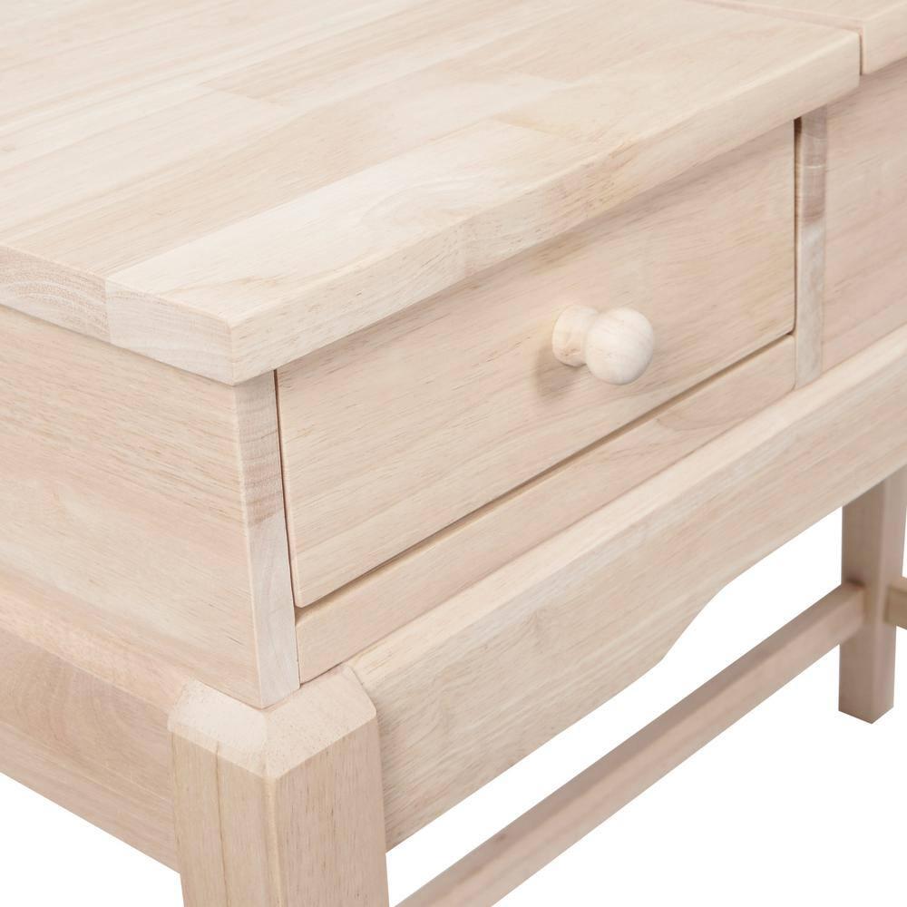 Vanity Table Unfinished - International Concepts