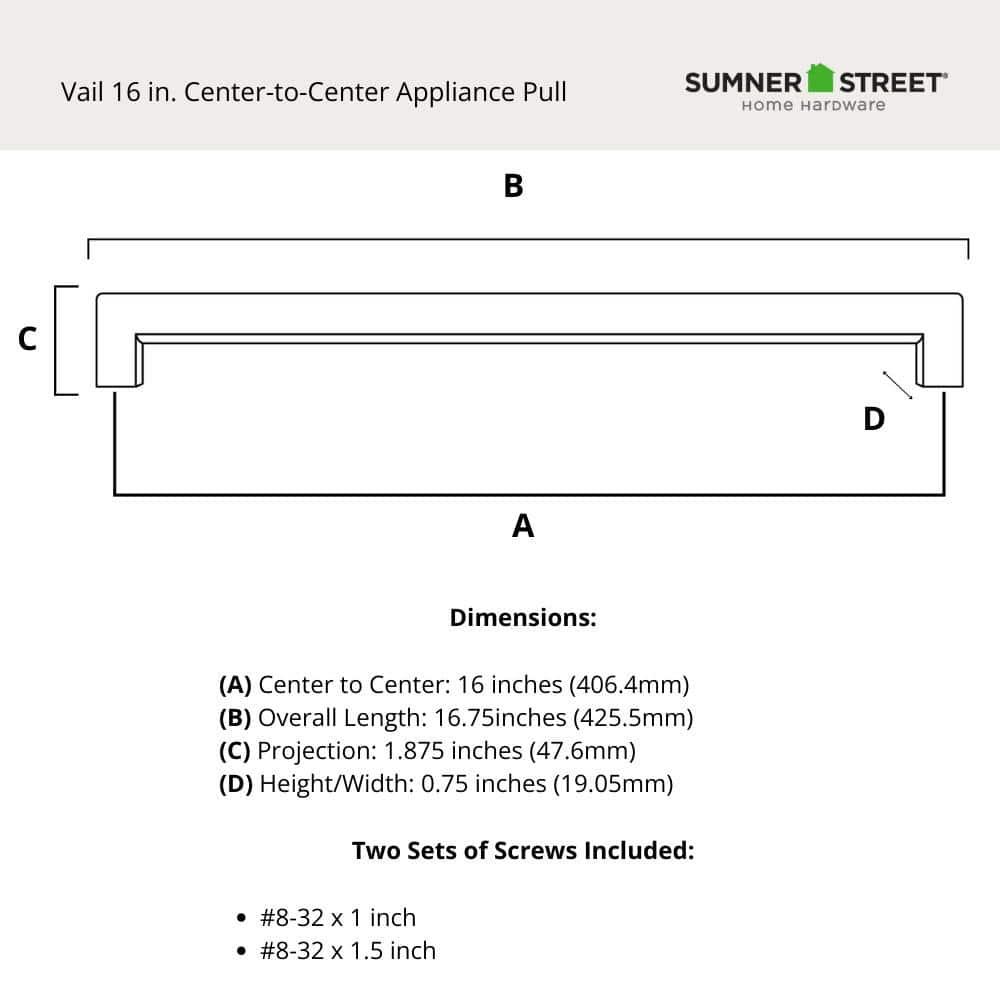 Vail Appliance Bar Pull