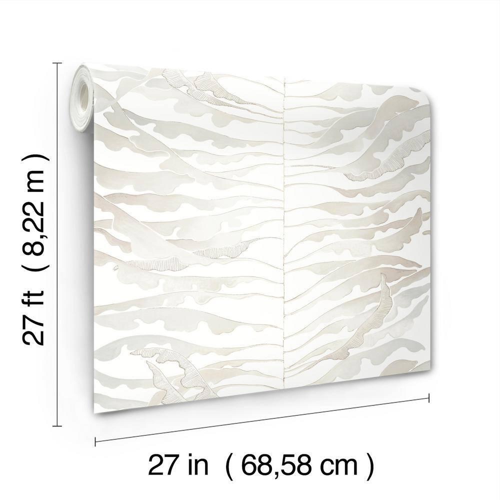 Leaf Column Wallpaper