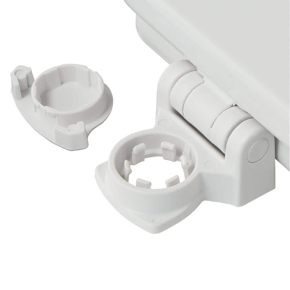 Bemis 1500EC Toilet Seat with Easy Clean & Change Hinges, Durable Wood