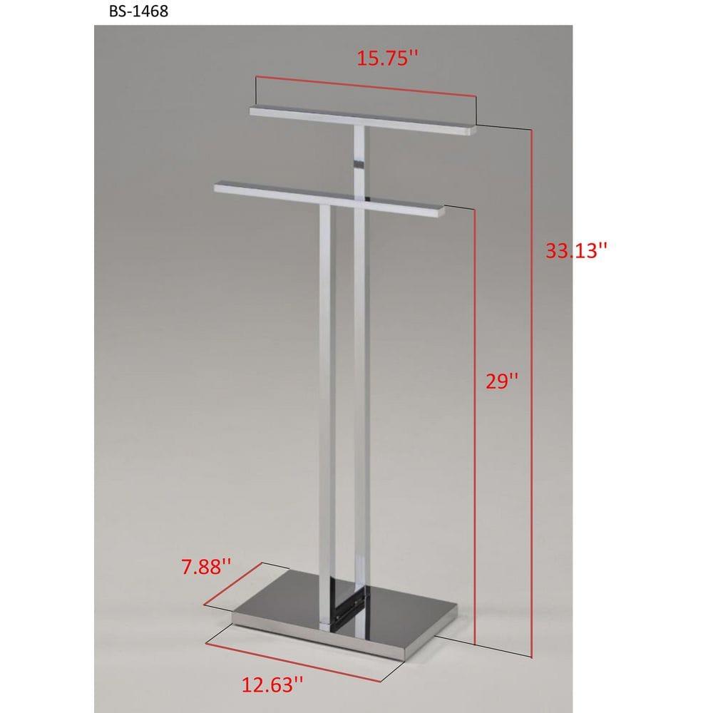 Mertzon Modern Metal Free-Standing Towel Rack Stand