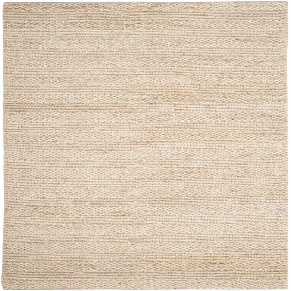 Natural Fiber NF212 Hand Woven Indoor Area Rug - Bleach - 5'x5' - Safavieh