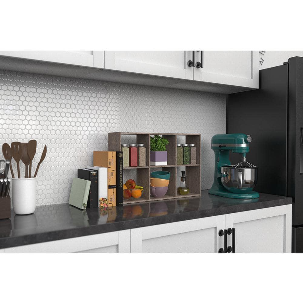 Mini 6-Cube Desktop or Wall Mounted Bookcase