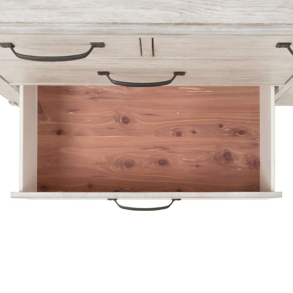 Jack 7 Drawer Dresser White - Picket House Furnishings: Transitional Farmhouse Style, Anti-Tip Hardware
