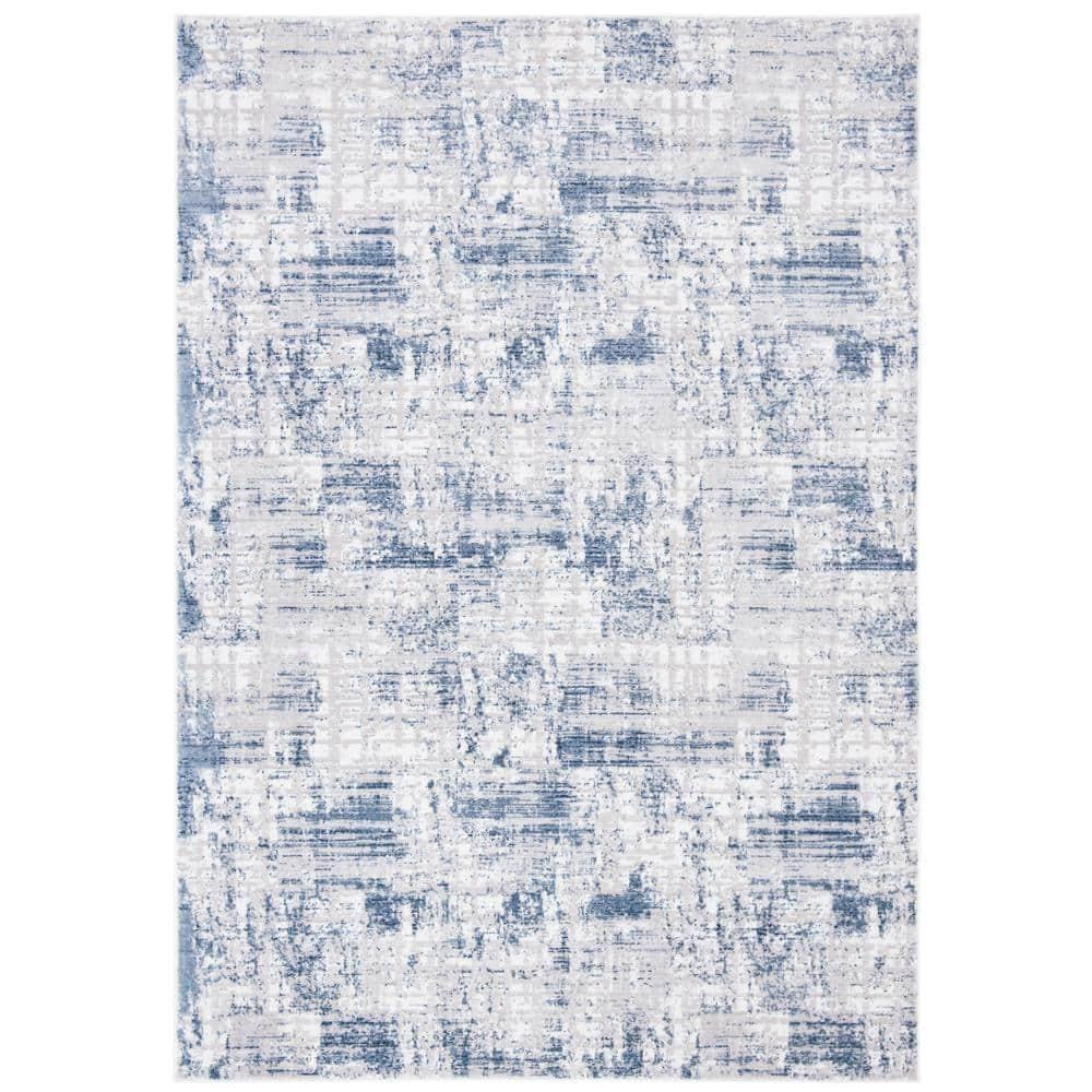 Amelia ALA786 Power Loomed Area Rug - Blue/Grey - 5'3"x7'6" - Safavieh.