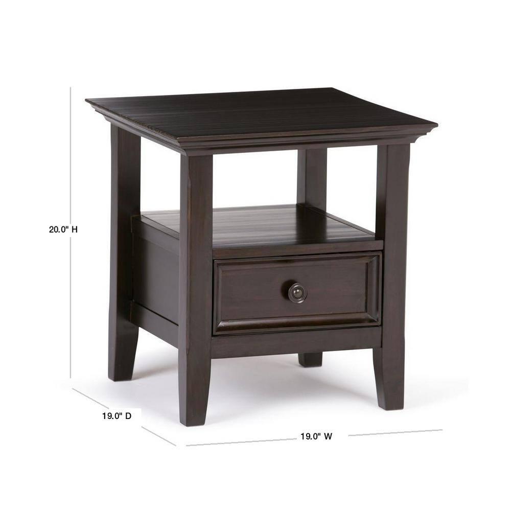 Simpli Home Amherst End Side Table