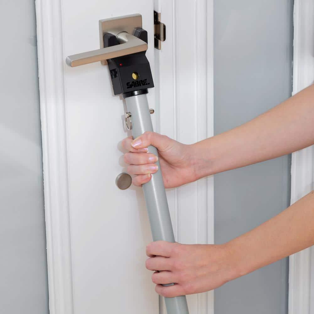 Door Security Bar with Built in Alarm