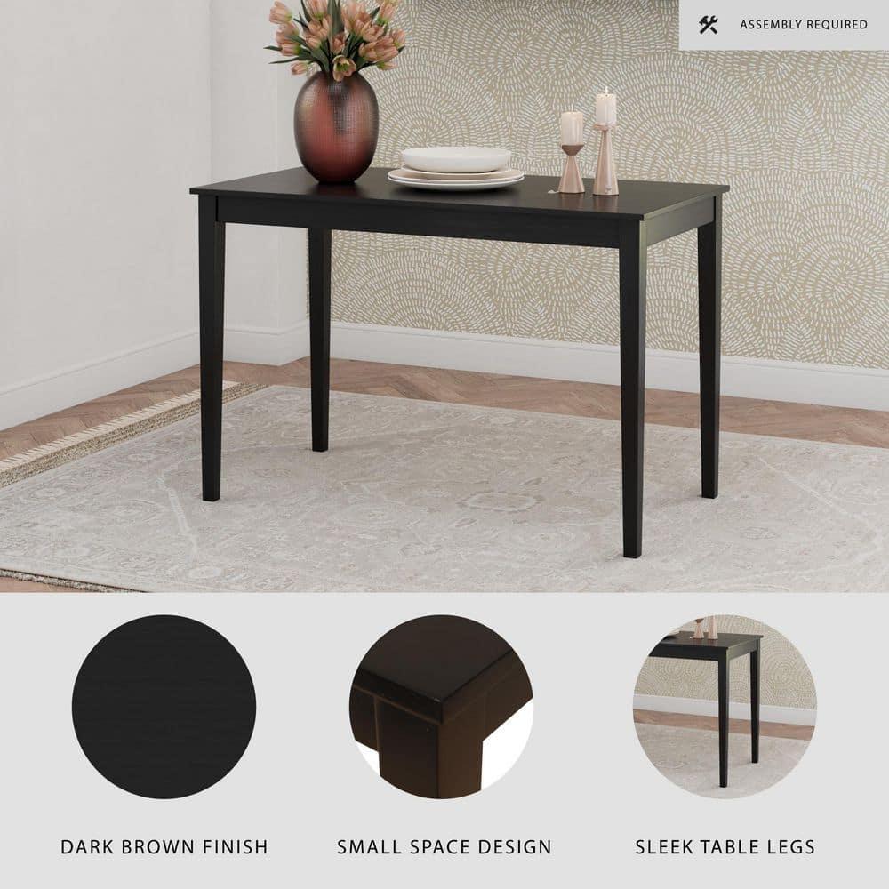 Signature Design by Ashley Contemporary Kimonte Dining Table, Dark Brown