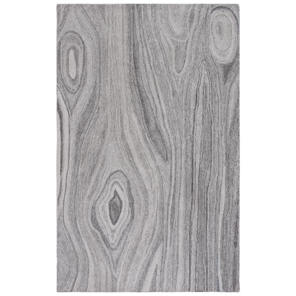 Abstract ABT901 Handmade Indoor Area Rug - Grey - 6'x9' - Safavieh
