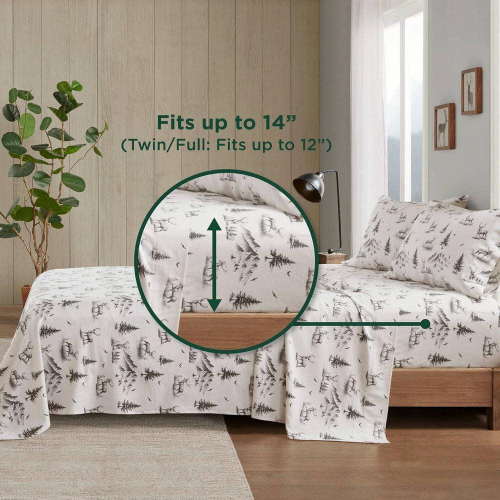 Woolrich 100% Cotton Flannel Sheet Set