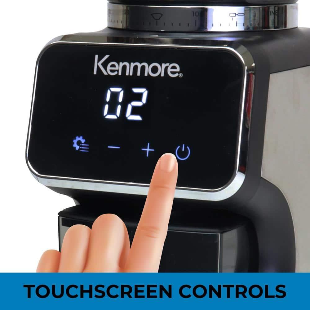 Kenmore Digital Conical Burr Coffee Grinder with 30 Grind Sizes