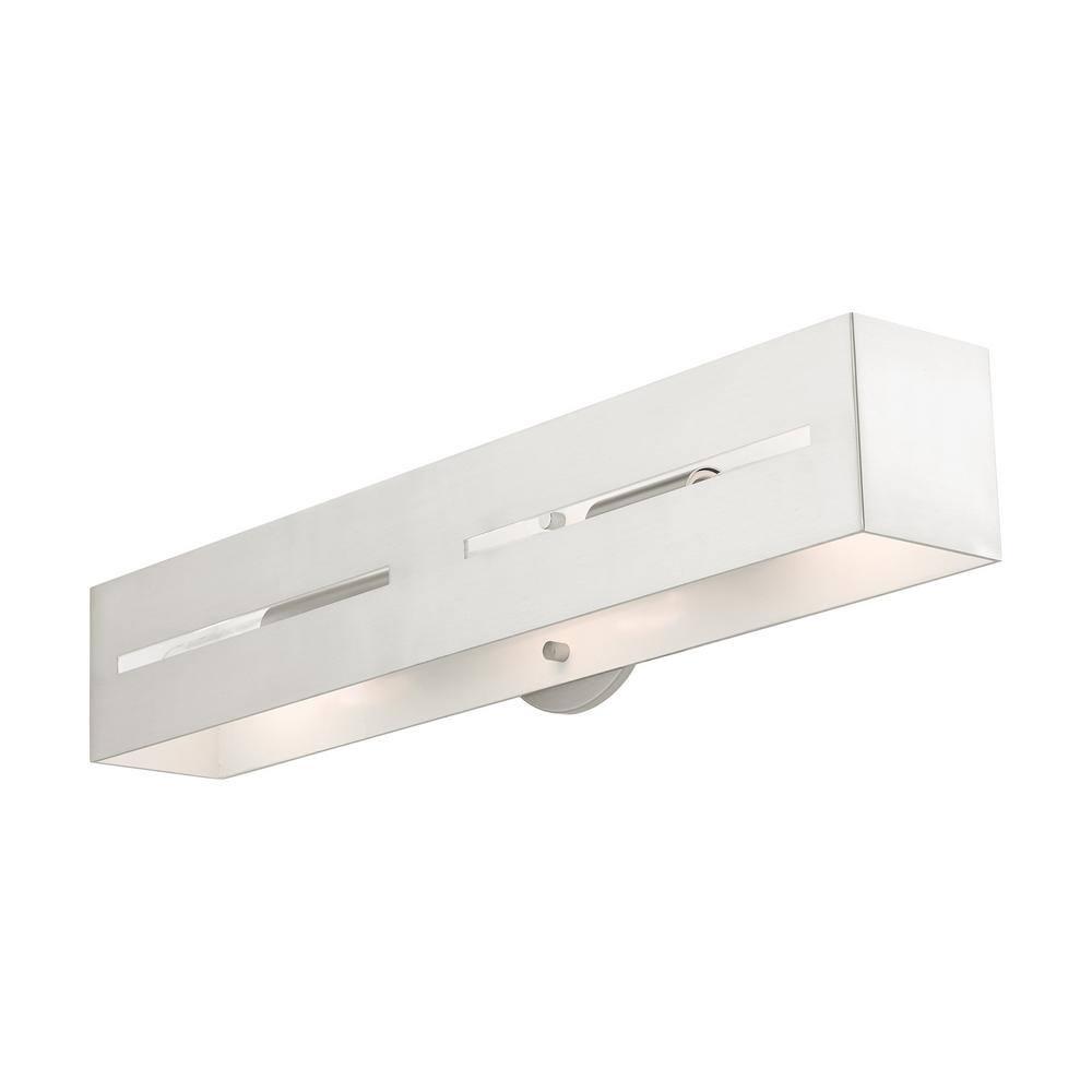 Livex Lighting Soma 3 - Light Vanity in  Brushed Nickel