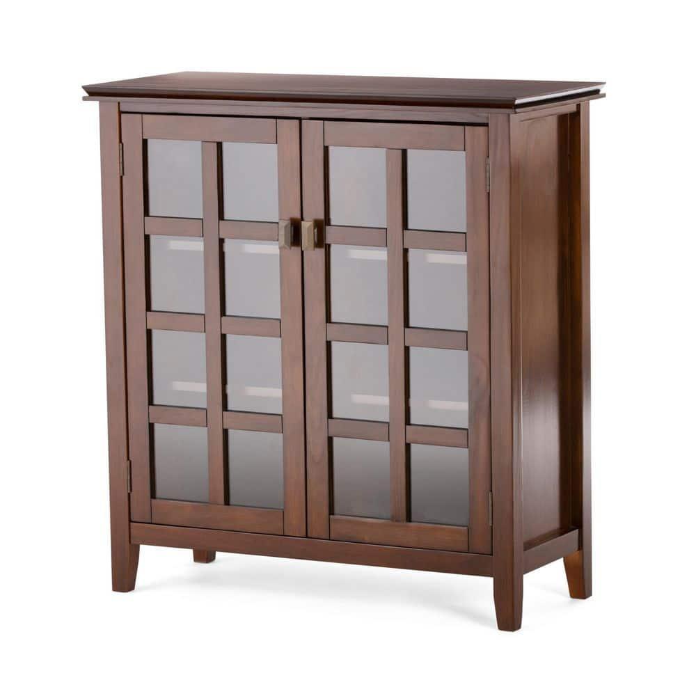 Simpli Home Artisan SOLID WOOD Medium Storage Cabinet