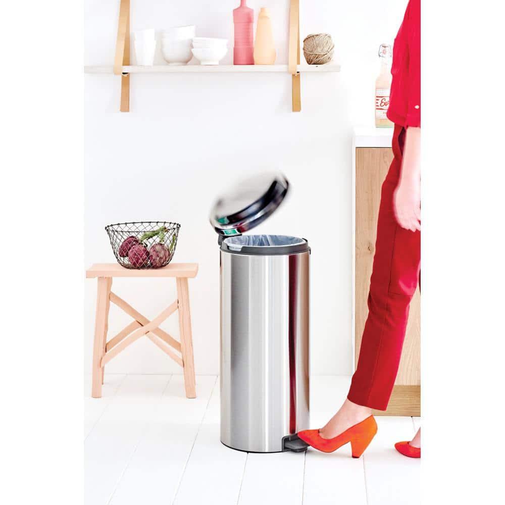 Brabantia NewIcon Step On Trash Can, 8 Gallon (30 Liter)