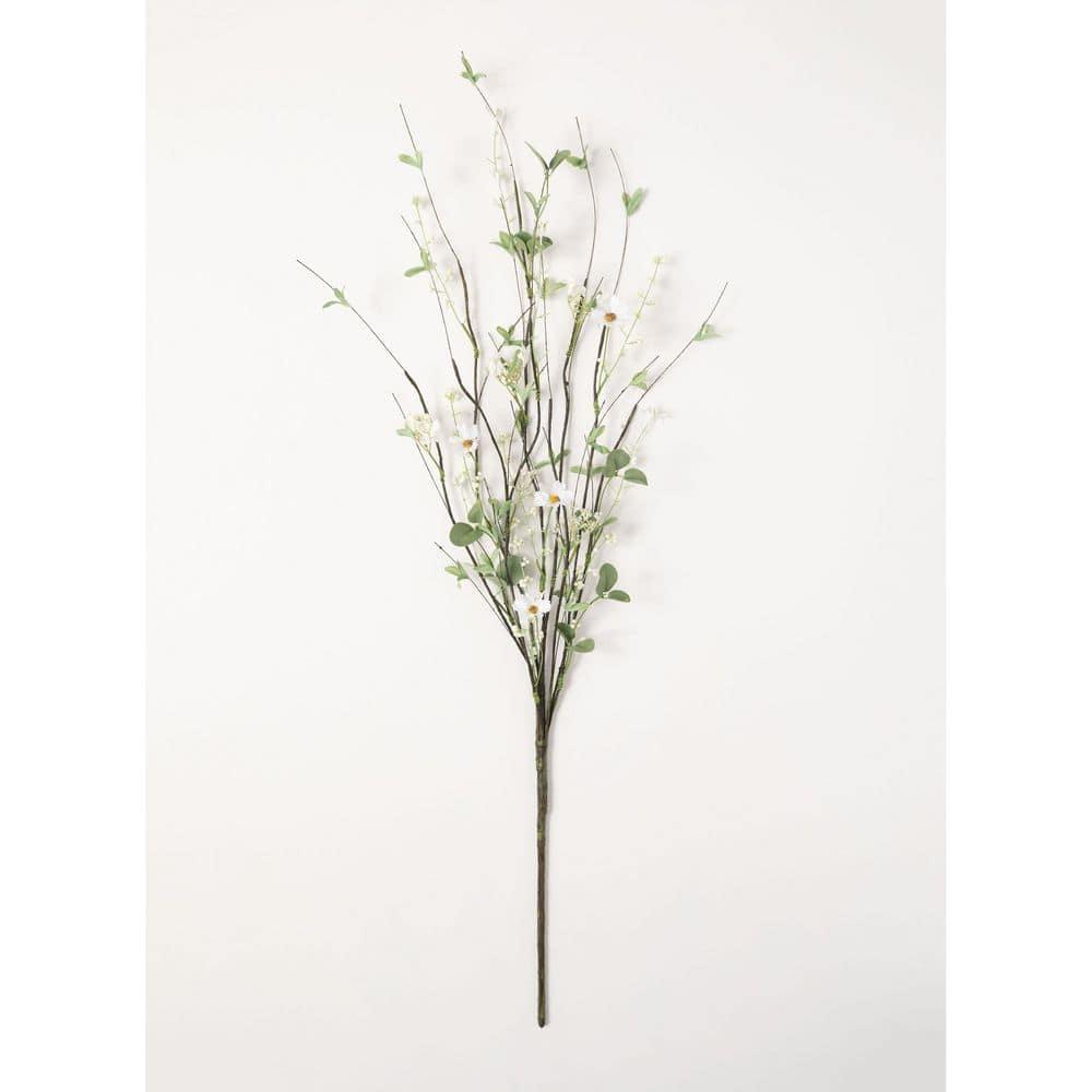Sullivans Artificial Daisy and Eucalyptus Stem 44.5"H Green