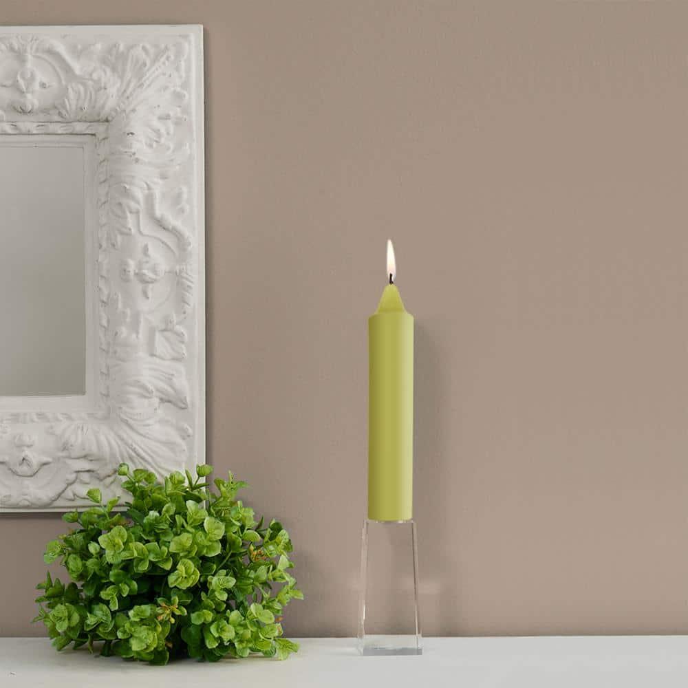 Smooth Collenette Unscented Taper Candle (Set of 4)