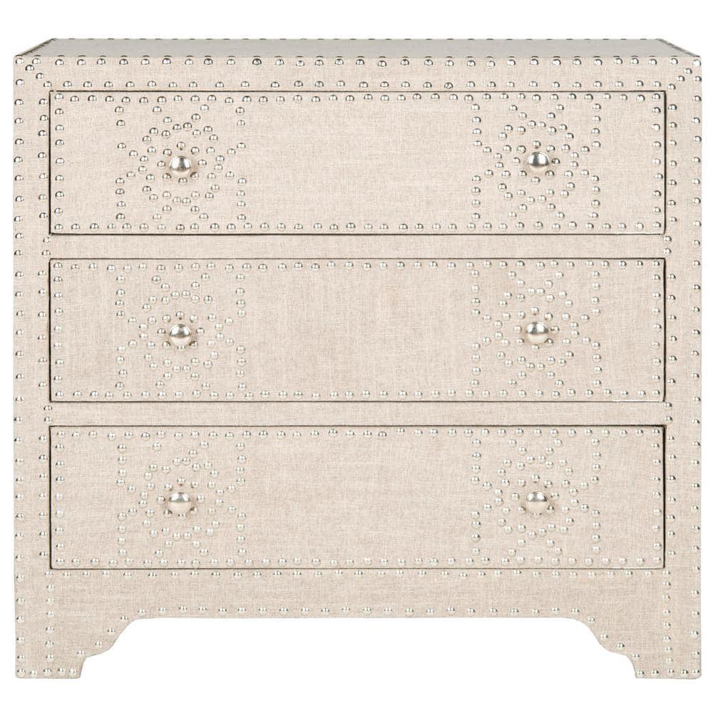 Gordy 3 Drawer Chest - AMH1504 - Grey - Safavieh Couture