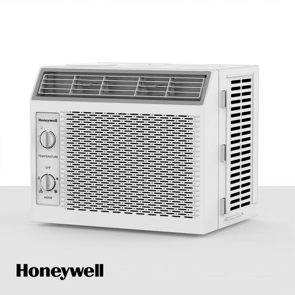 Honeywell 5,000 BTU Window Air Conditioner, Adjustable Thermostat, 7 settings, Quiet, 150 sq ft Coverage