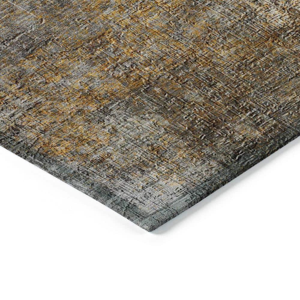 Addison Rugs Chantille Indoor/Outdoor Transitional Modern Gray Washable Rectangle Rug, 8' x 10'