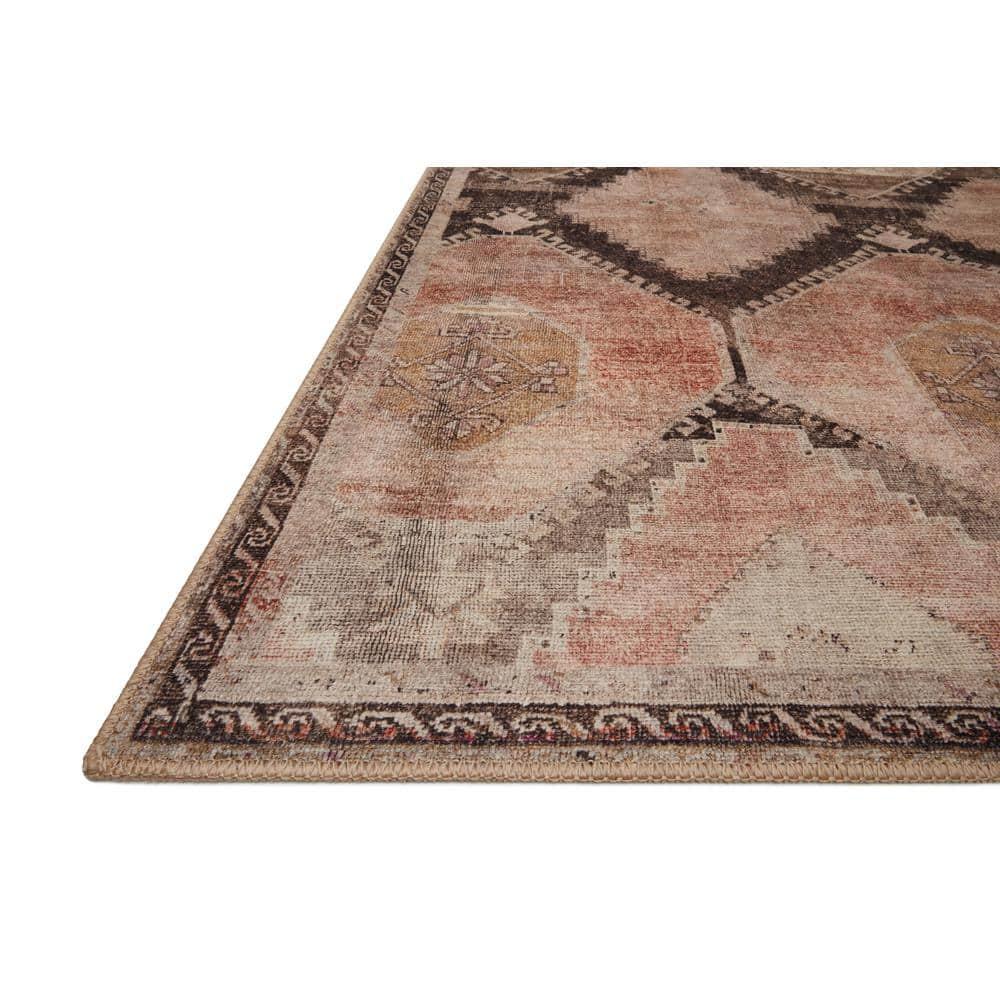 Loloi II Wynter Geometric Traditional Area Rug, Brown, 7'.6" x 9'.6"