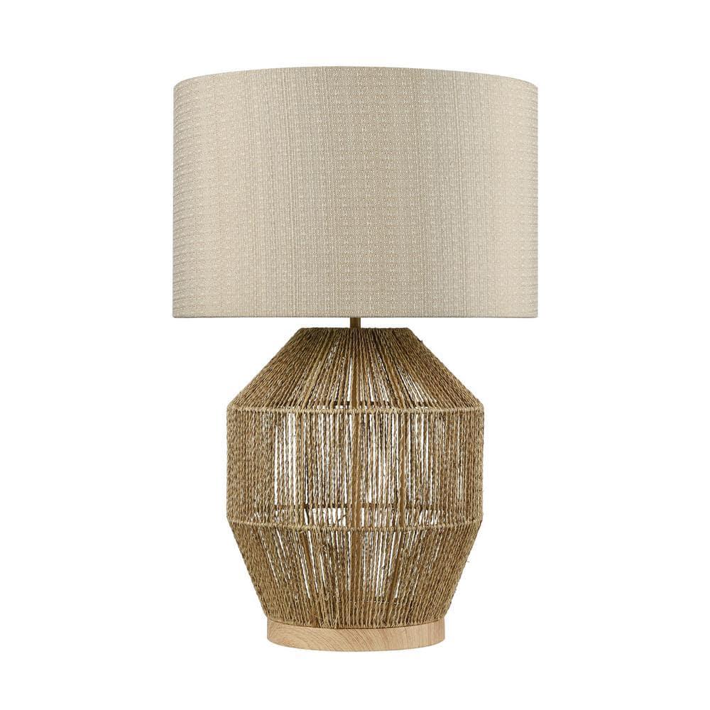 Elk Home 16-Inch Wide Corsair Table Lamp, Transitional, Natural