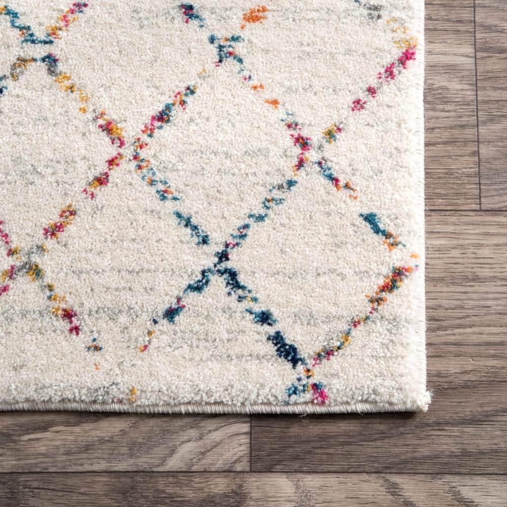 nuLOOM Moroccan Blythe Light Multi 8' x 10' Transitional Area Rug
