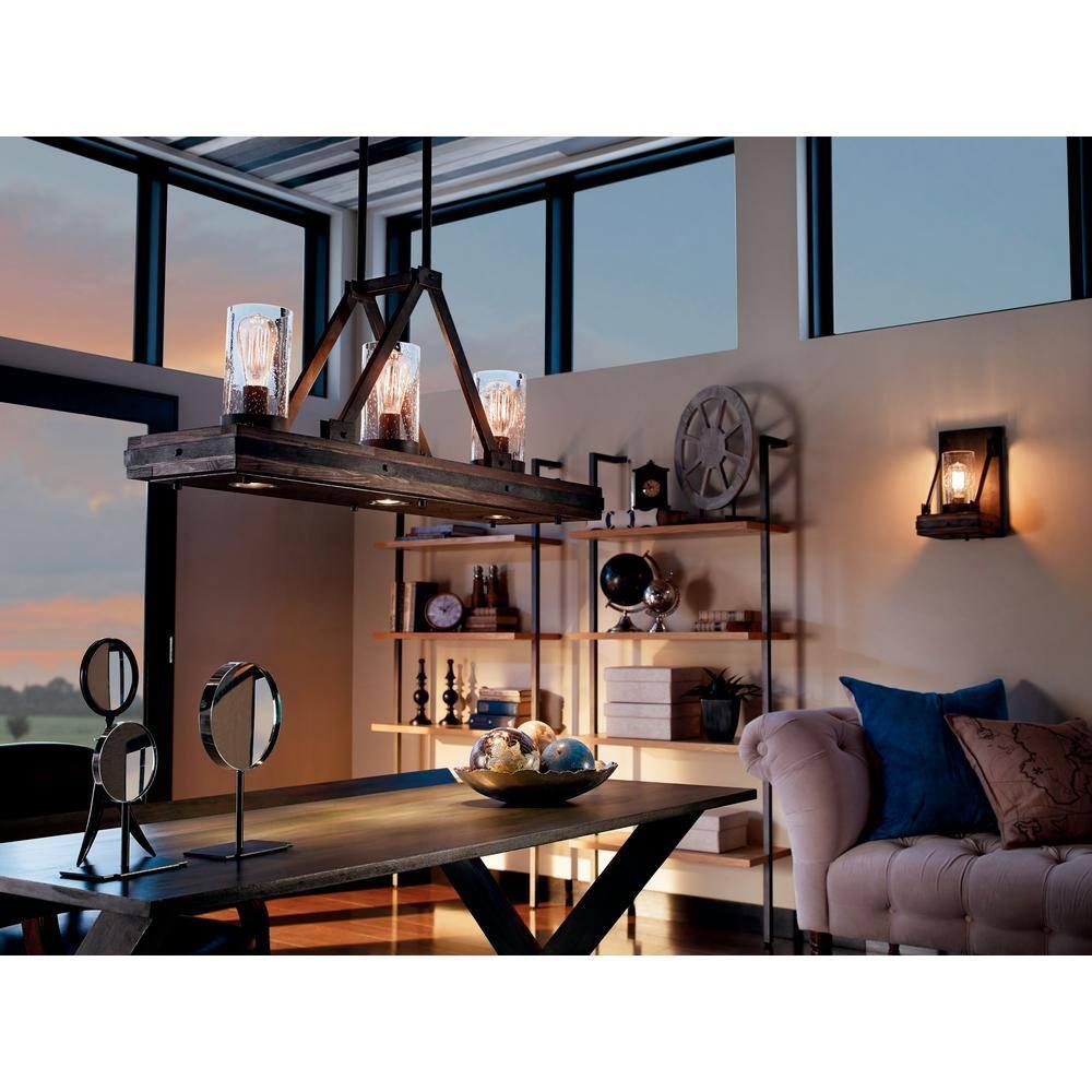 Kichler Lighting Colerne 1 - Light Sconce in  Auburn Stained